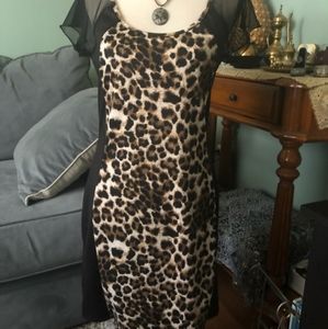 Leopard mini dress